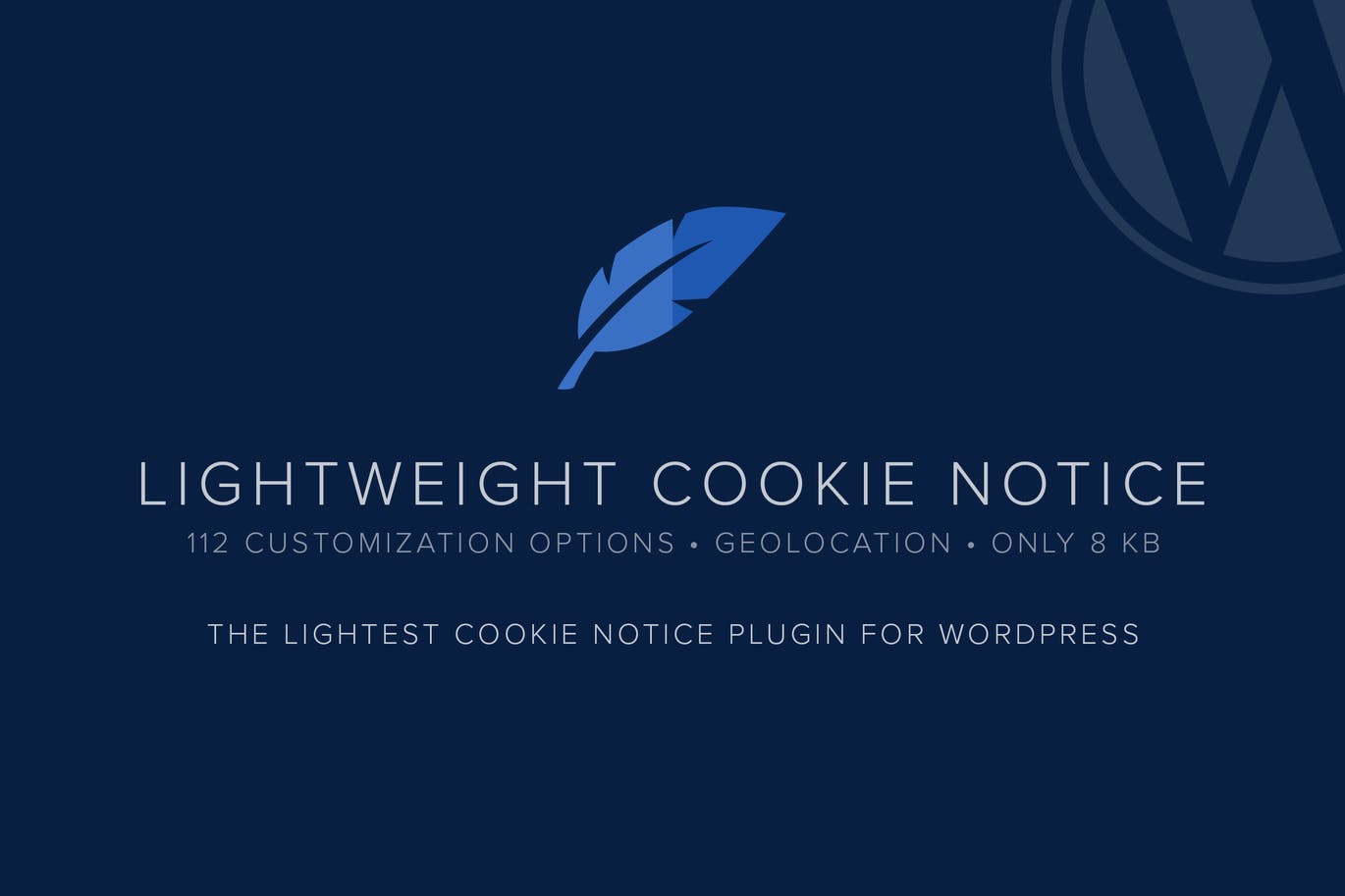 Lightweight Cookie Notice -wordpress 轻型Cookie公告插件