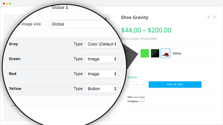 Variation Swatches for WooCommerce Pro 插件演示11